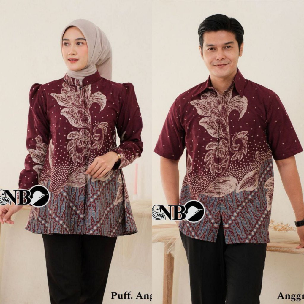 Batik Couple Atasan Batik Couple Modern Bahan Katun Premium