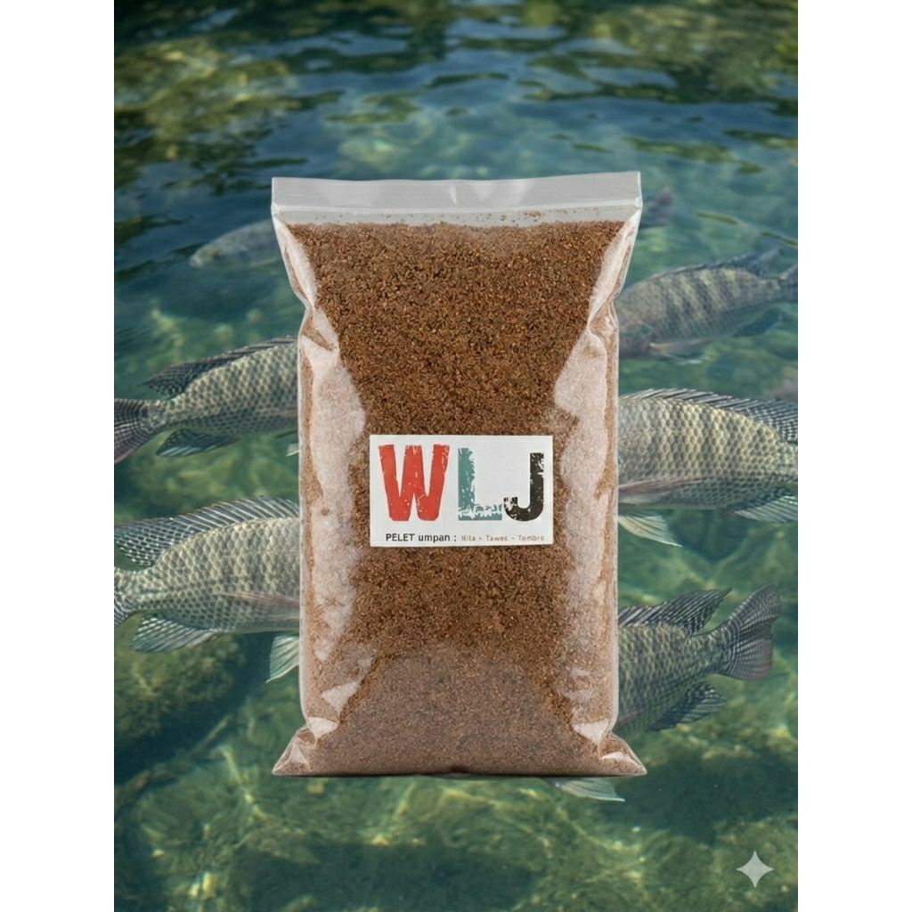 PELLET sangrai WLJ umpan NILA Tombro #umpan dan pengumpull ikan