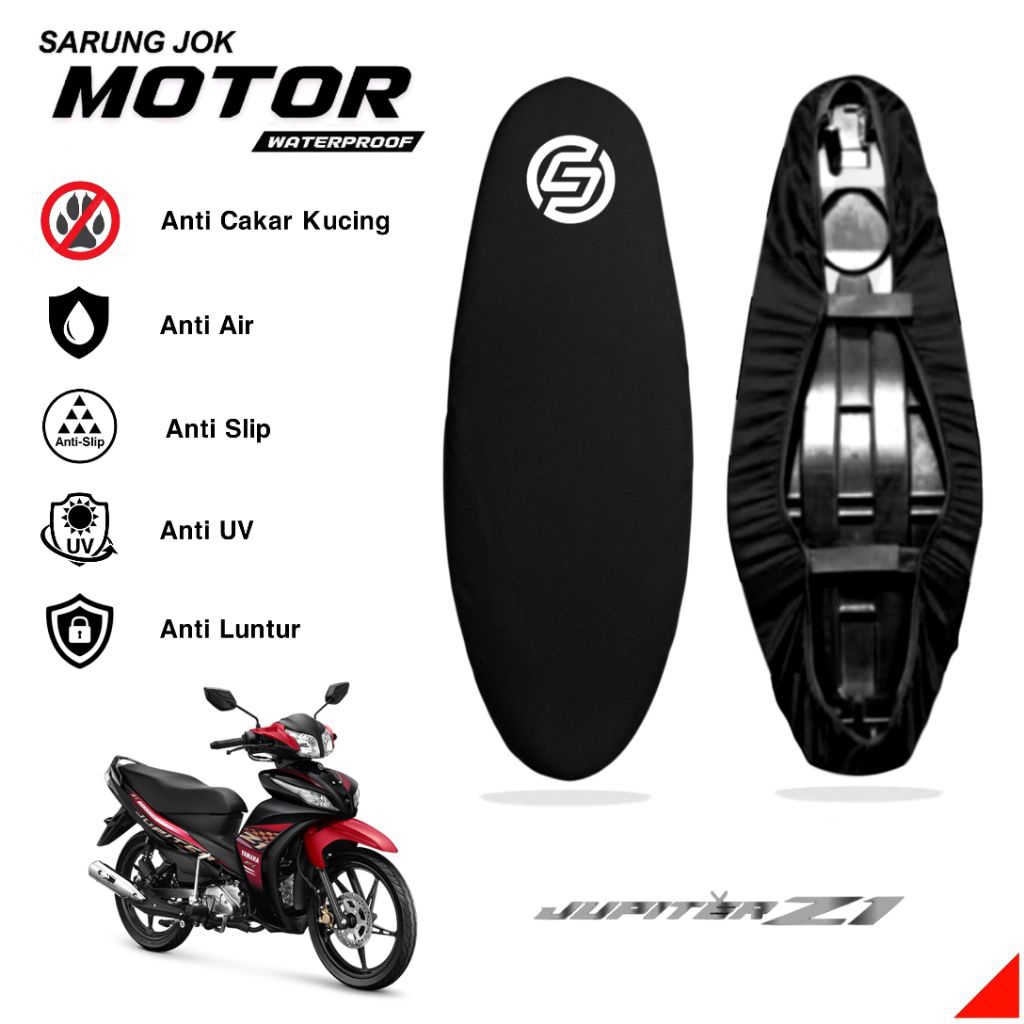sarung jok motor JUPITER Z, Z1, cover jok motor waterproof anti slip
