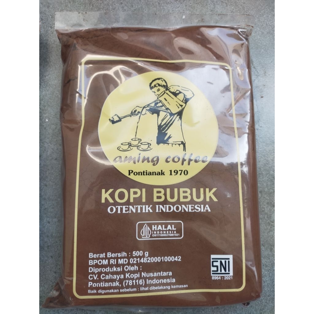 kopi Aming Pontianak 500gram ole ole