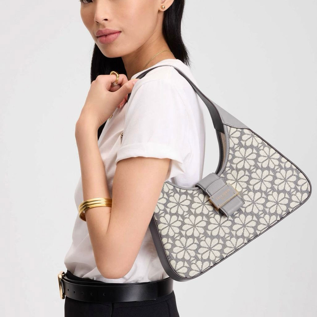 BRAND NEW KATE SPADE KS Spade Flower Jacquard Nouveau Small Hobo Shoulder Bag