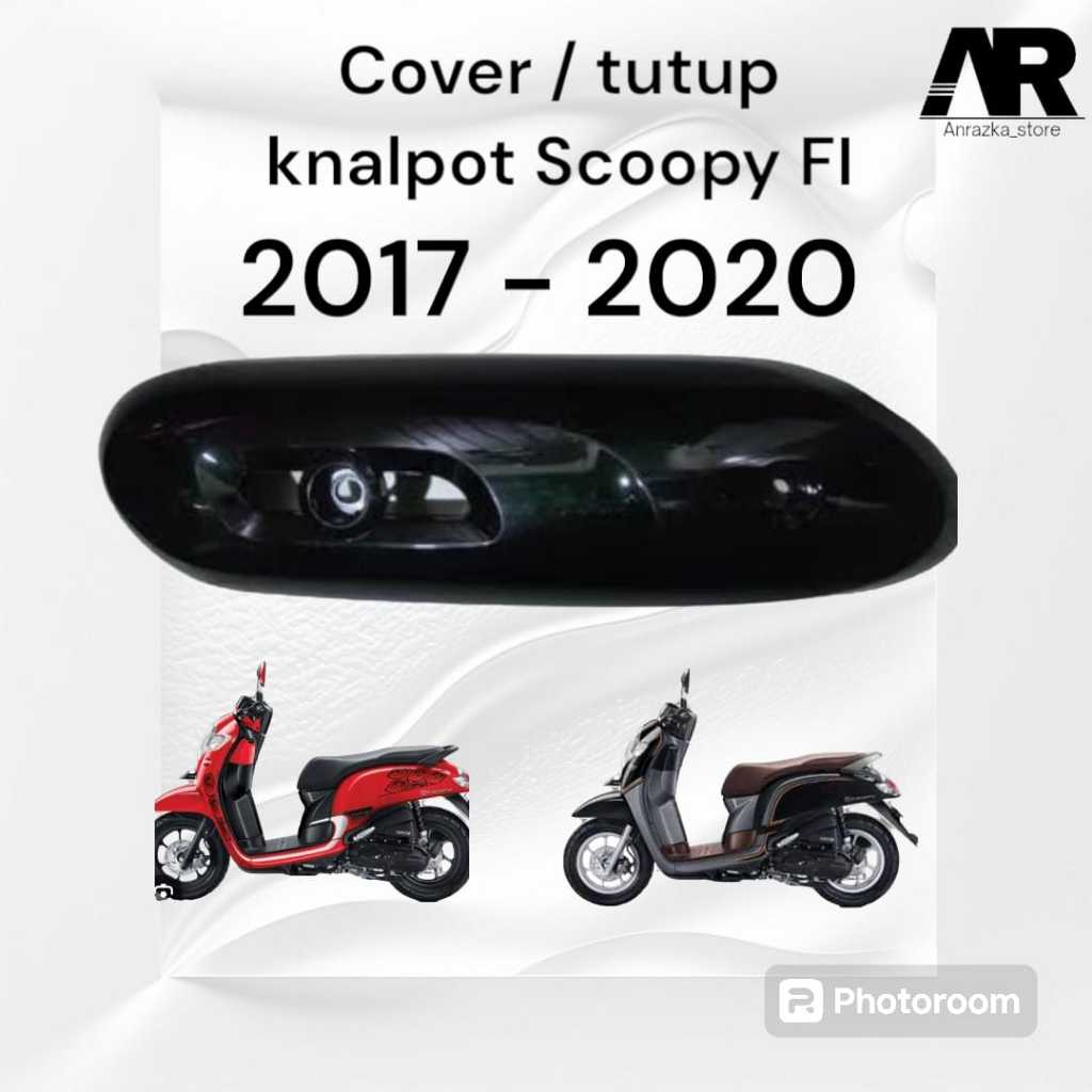 cover knalpot scoopy FI - tutup knalpot scoopy 2017-2020 - pelindung knalpot scoopy FI - tameng knal