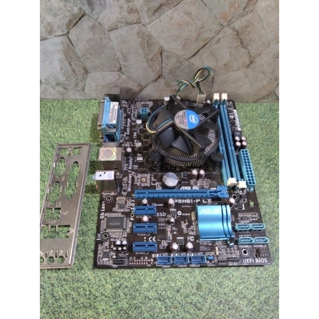 paket motherboard Asus h61 i5