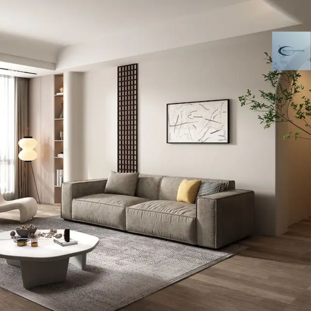 Sofa minimalis premium / sofa 2 seater elegant bahan kain premium