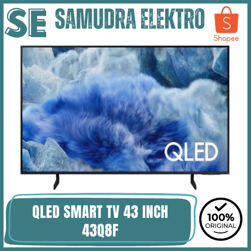 TV SAMSUNG 43Q8F QLED 43 INCH 4K VISION AI SMART TV Q4 AI PROCESSOR 2025