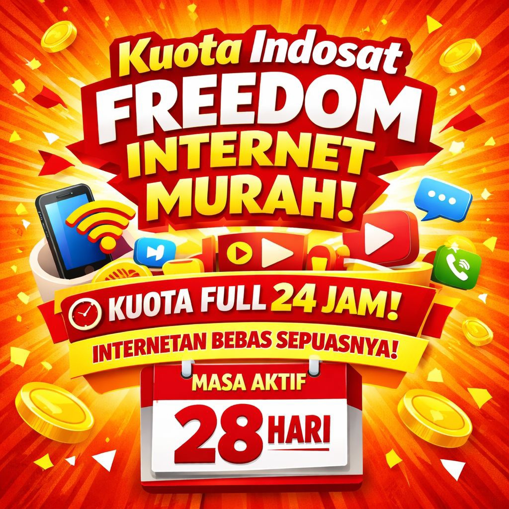 Paket Data Kuota Indosat internet Murah paket freedom internet