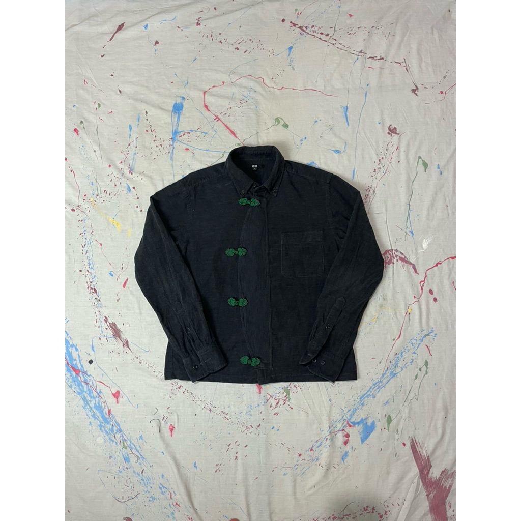 Uniqlo cordu CHEONGSAM BOXY Shirt