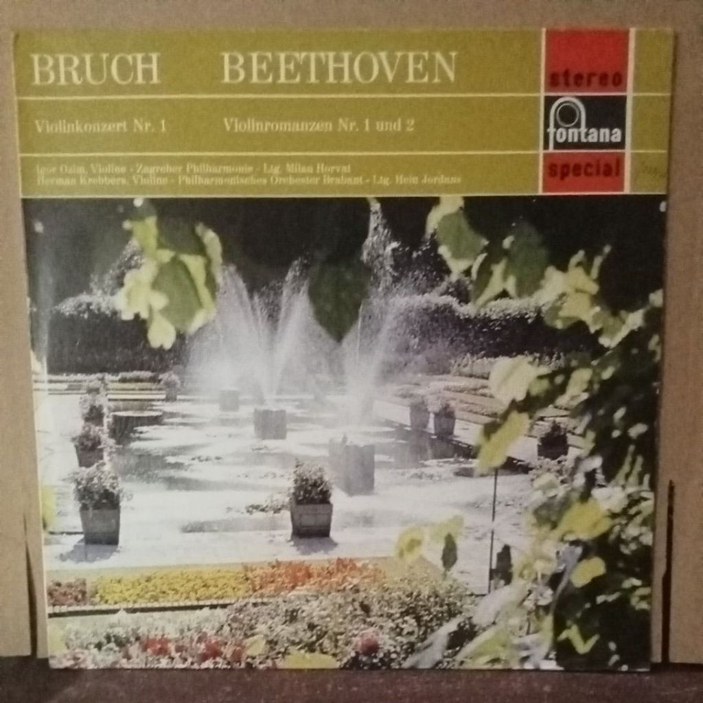 Vinyl Piringan Hitam 12 inch Bruch, Beethoven - Violinkonzert Nr. 1