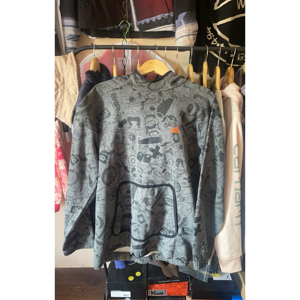 Hoodie Adidas Aop skate and Bmx