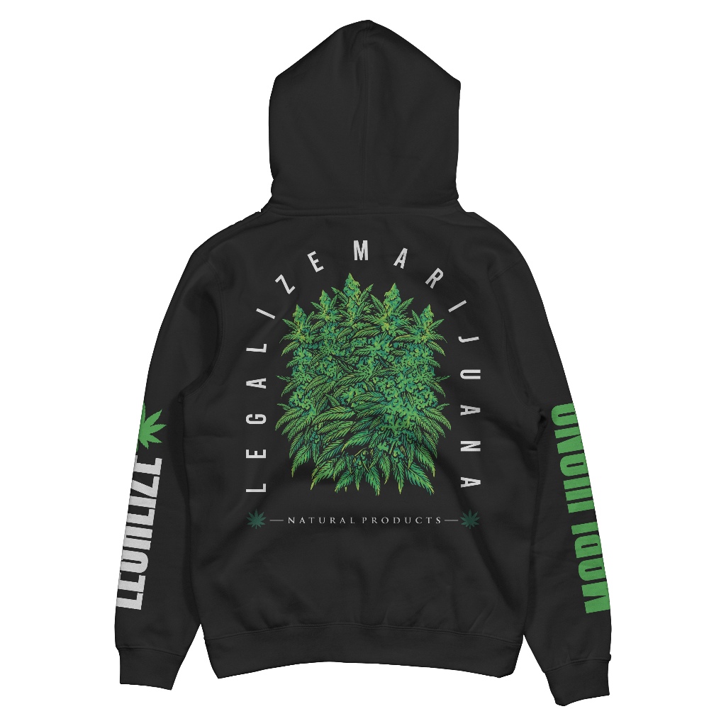 Hoodie 420 Leaf Legalize Marijuana