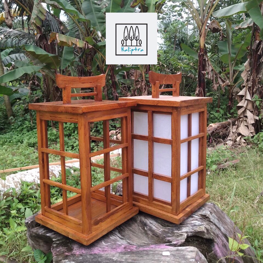 Lentera Kayu Ala jepang