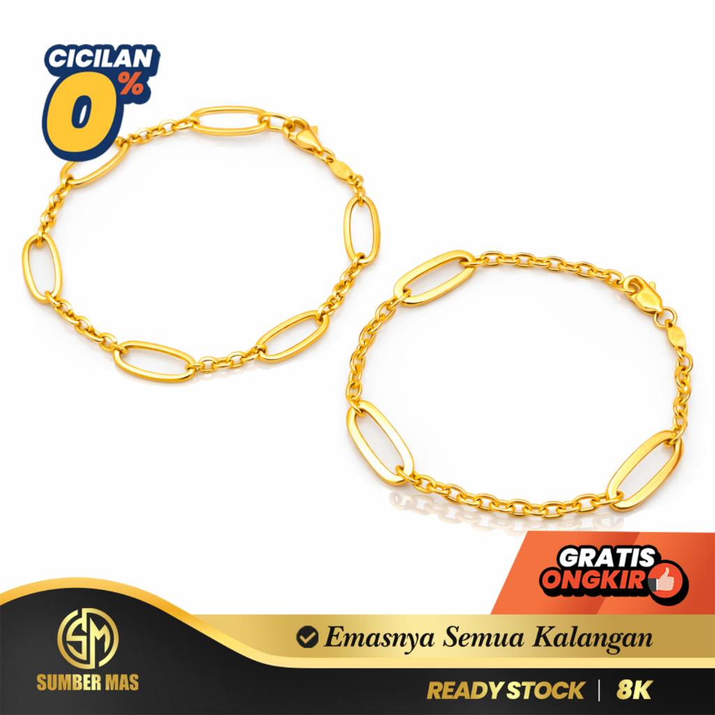 GELANG RANTE HOLO CASSANO FASHION 8K - SUMBER MAS