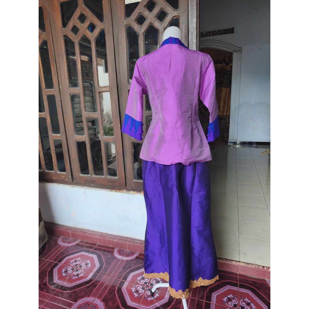 set Kebaya Ungu Lilac