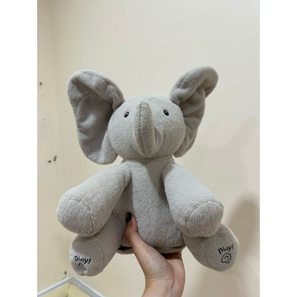 boneka gajah baby gund preloved