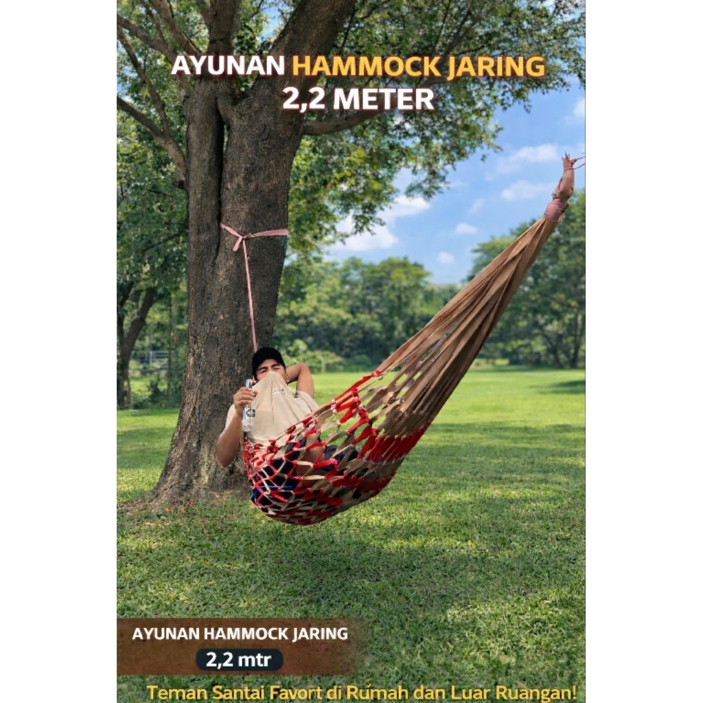 Ayunan tali rajut|Ayunan tali anyam|hammock rajut