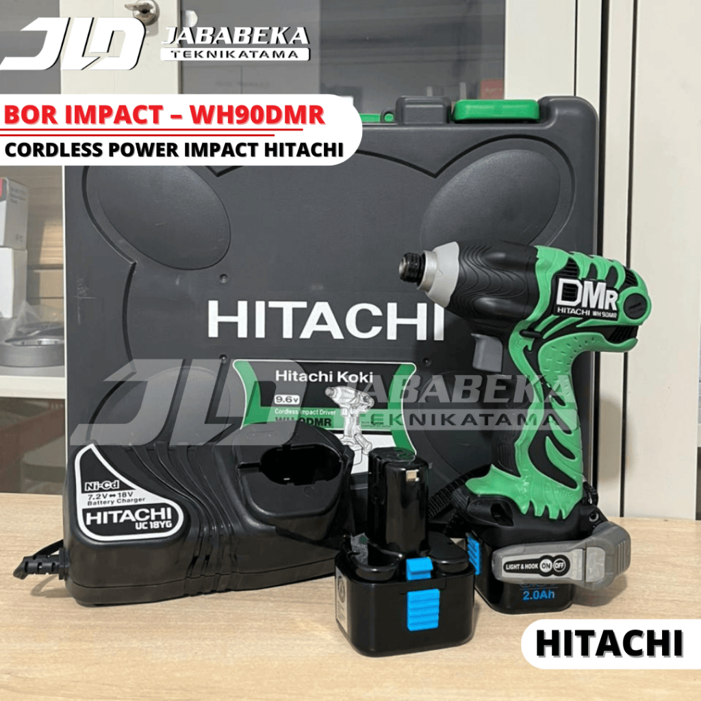 Hitachi Koki WH9DMR Cordless Impact Driver 9.6V WH9DMR HIKOKI / Cordless Screw Driver / Bor Obeng Im