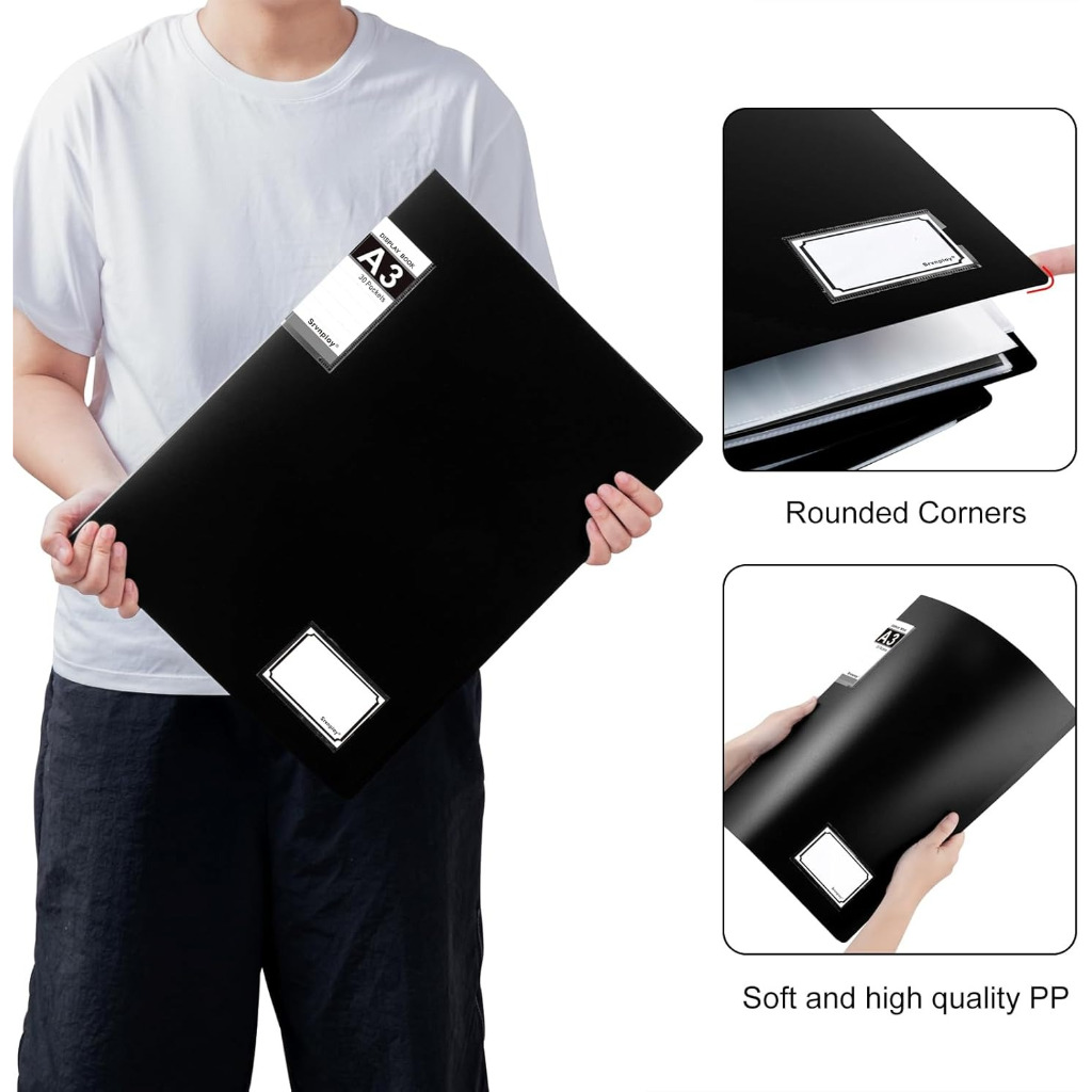 Display Book/Map File Dokumen A3/clear holder A3 40lembar