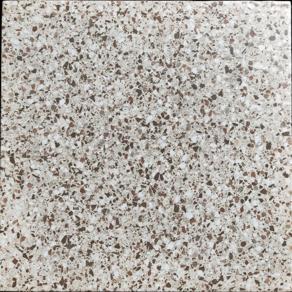 Keramik 40x40 kasar motif terrazo taman dapur kw1