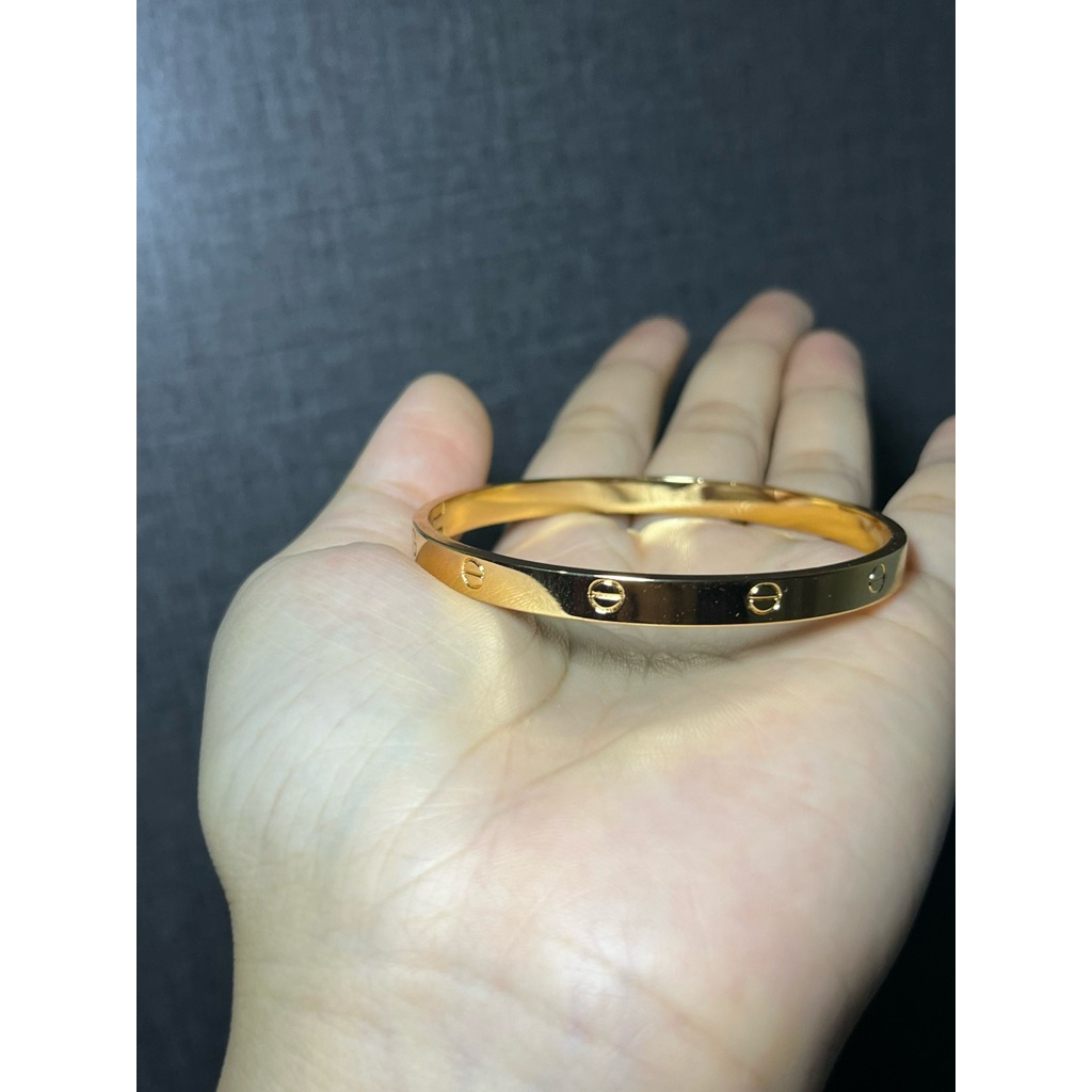 xuping titanium Gelang tangan wanita asli titanium / Gelang Bangle