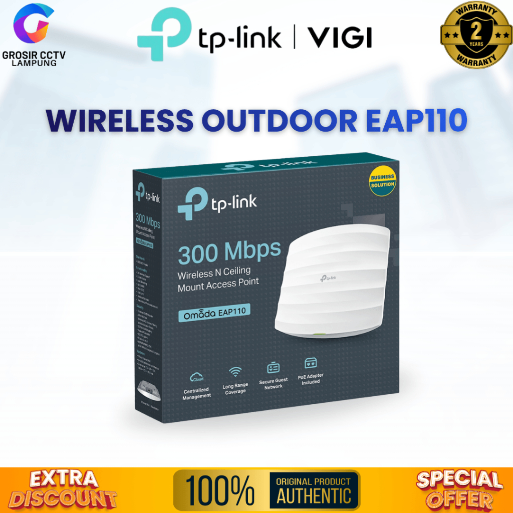 TP-LINK Wireless Access Point EAP110 Access Point Outdoor TPLINK EAP110 TPLINK EAP-110