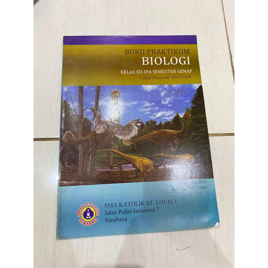 BUKU SMA KATOLIK ST.LOUIS 1 - Tersedia Mapel BIOLOGI, MATEMATIKA FISIKA