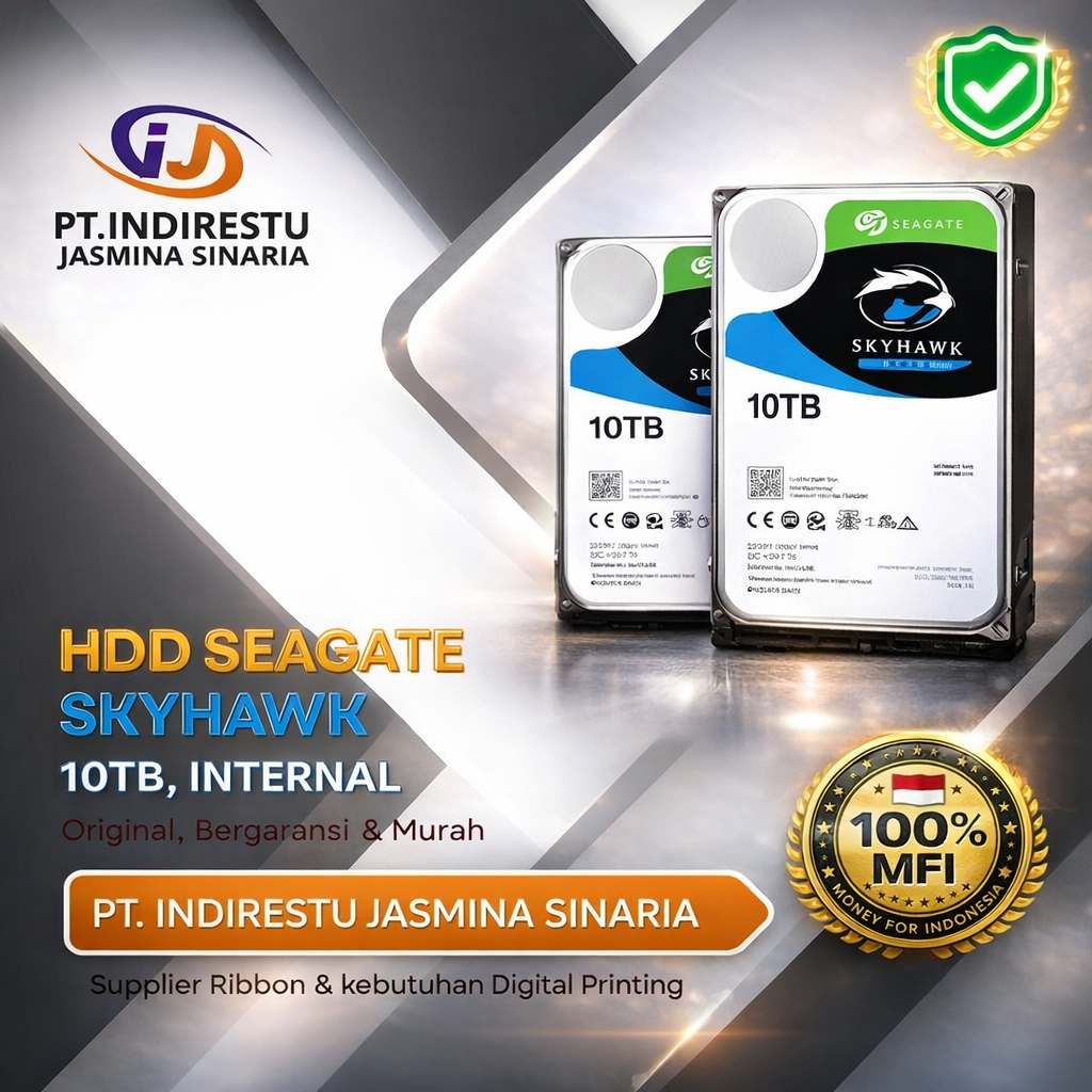 Seagate Skyhawk HDD AI 10TB / 8TB / Garansi resmi 3 tahun / original / Logo MFI / HARD DISK