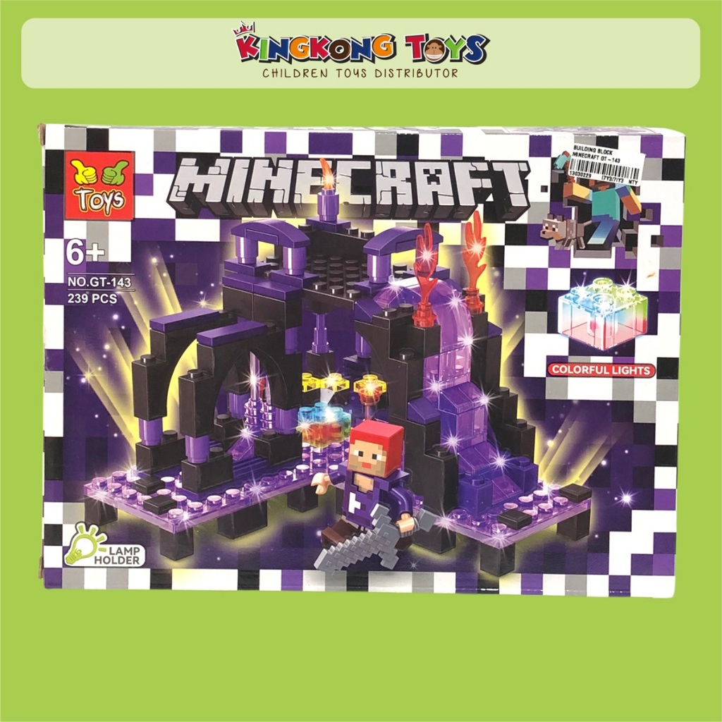 BUILDING BLOCK MINECRAFT / MAINAN BLOK MINECRAFT/ MAINAN EDUKATIF ANAK