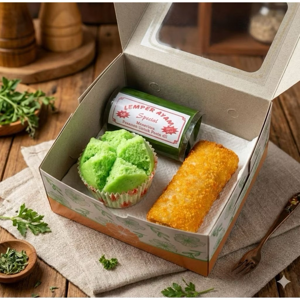 Snack box instan / Snack box Murah / snack box acara / Kue acara / Kue box / Box kue / Kue box isi 3