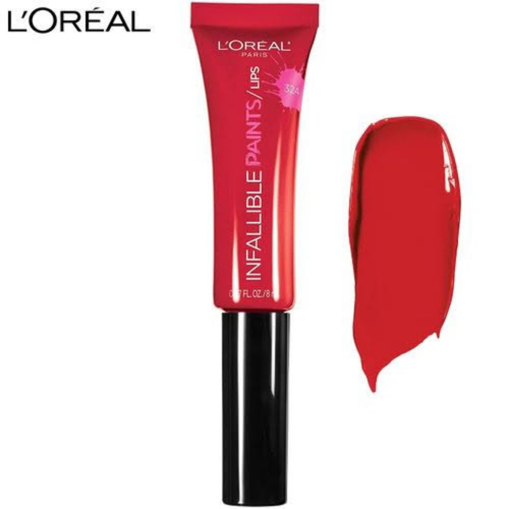 Loreal Infallible Paints Lip 324 DIY Red