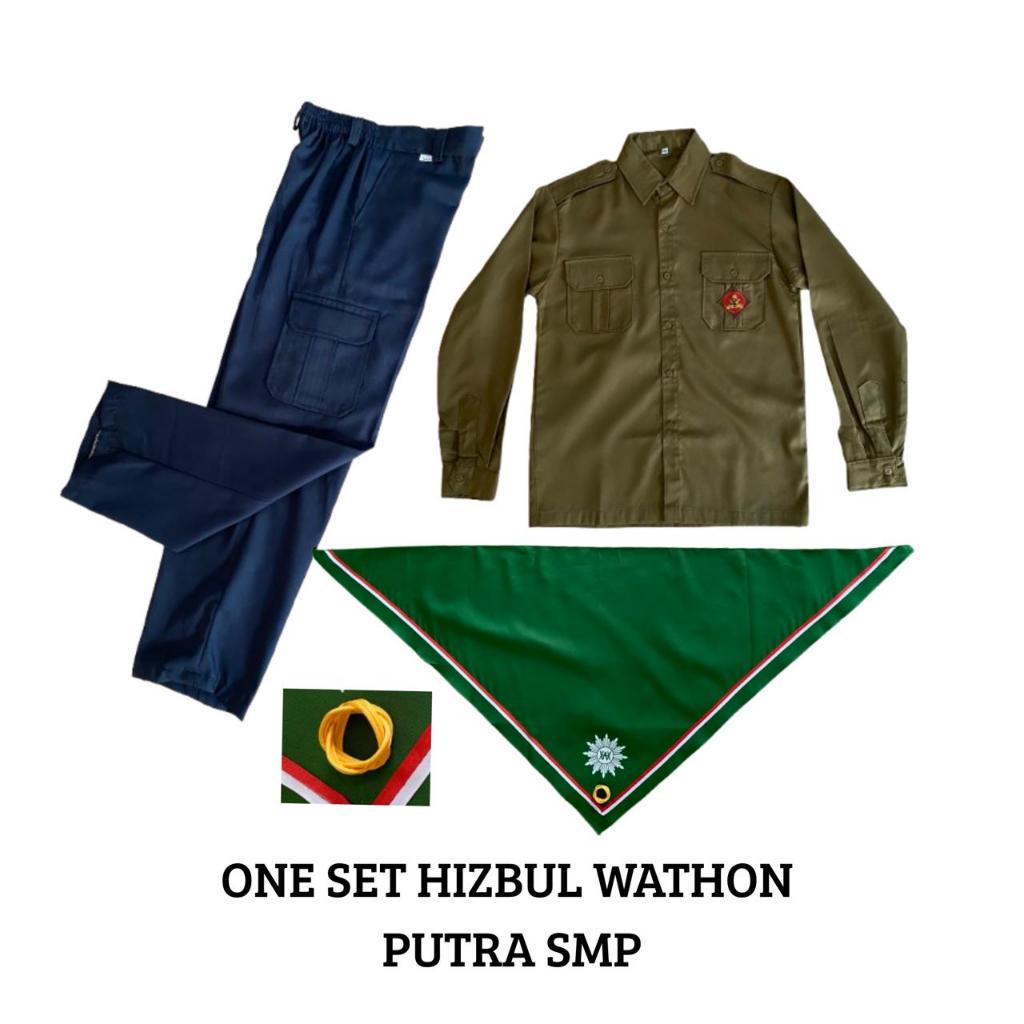 Setelan Seragam HW Putra (SMP) Seragam Sekolah HW Hizbul Wathan Muhammadiyah