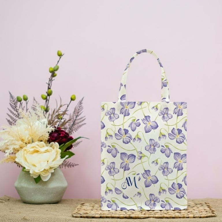 Fresia Bag Full Print, Souvenir Jinjing Tas Pernikahan Wedding Tas Souvenir Bag Mewah Elegan
