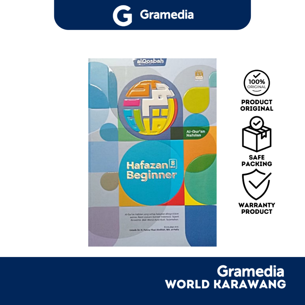 Gramedia Karawang - Buku Kitab Suci - AlQur'an Qosbah Hafazan 8 Blok Beginner Perkata Latin A5 - Al 