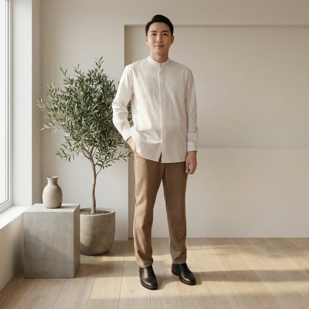 ZOYA GIANDRA MENSWEAR KOKO DEWASA BUSANA PRIA KOKO PUTIH