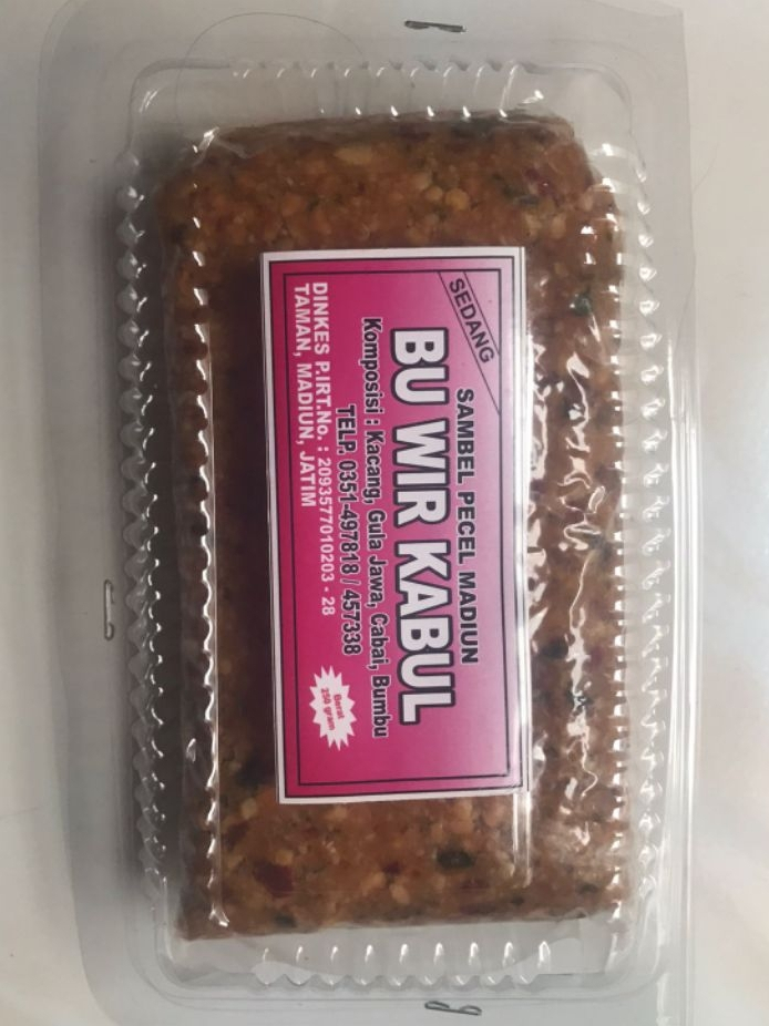 Sambal Pecel Asli Madiun Bu Wir Kabul