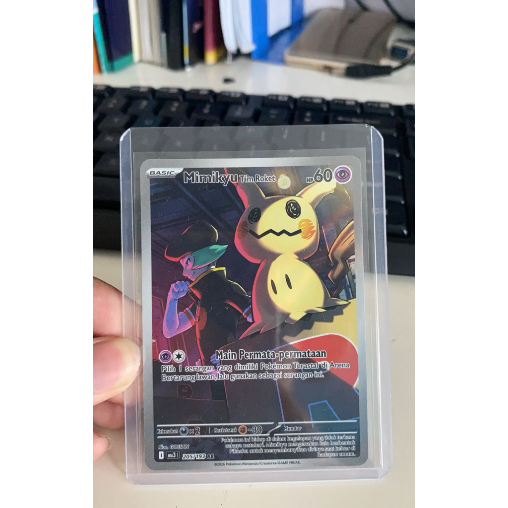 Mimikyu AR 205/193, POKEMON TCG INDONESIA
