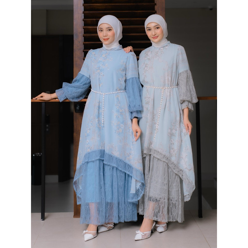 MARWAH LACE MAXY | LADYFAME | RAYYA DRESS | RAYYA MAXY