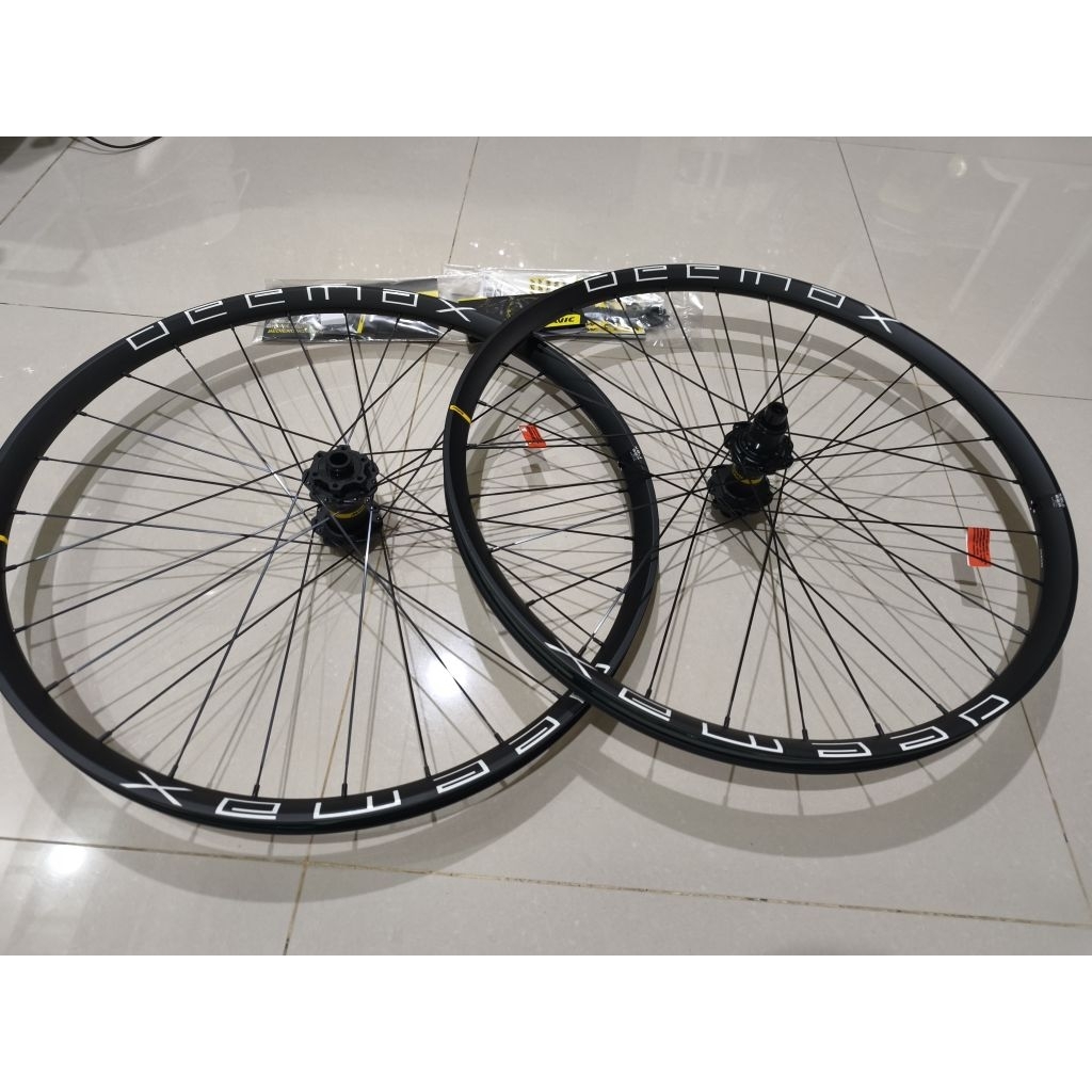 NEW Wheelset sepeda MTB 27.5 MAVIC DEEMAX PRO boost TA12x148 TA15x110 XD drive ,kondisi baru