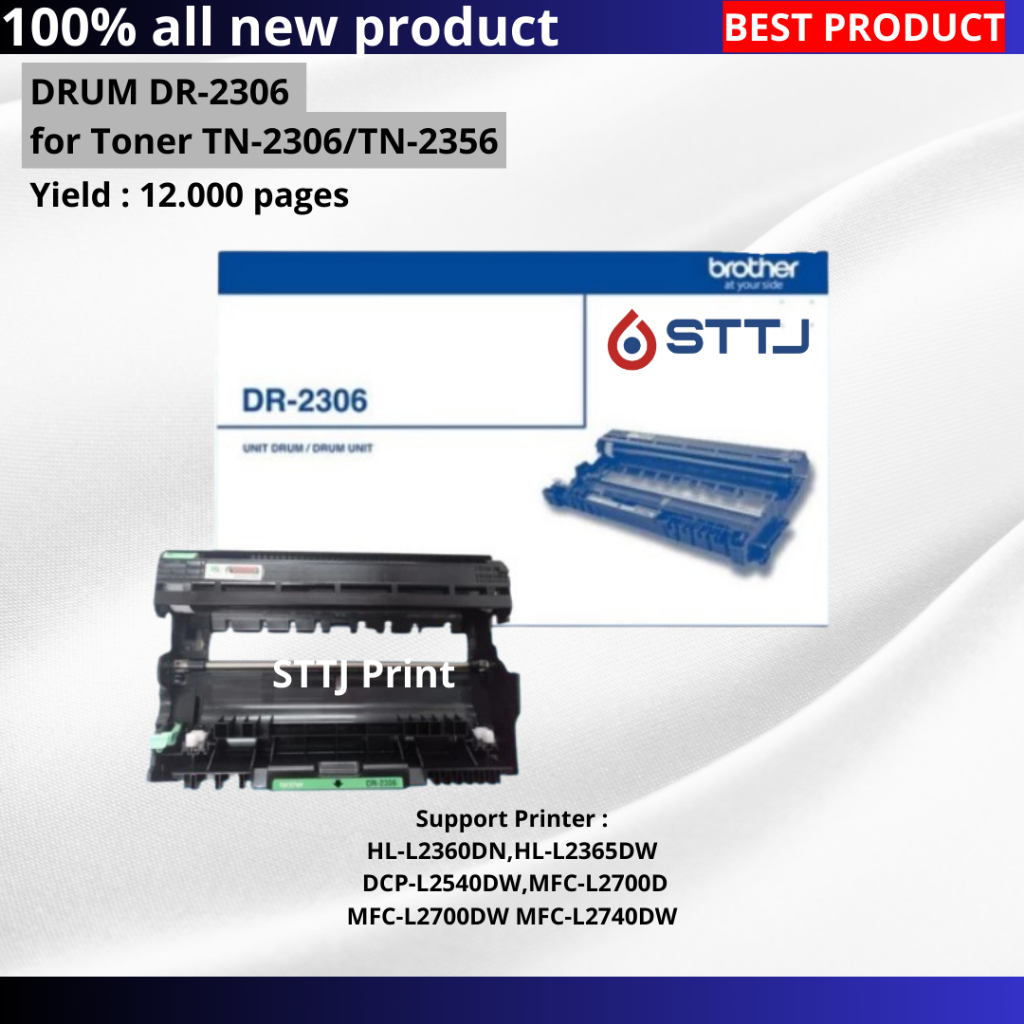 BROTHER Drum DR-2306 TN-2306 | DR2306 TN 2306