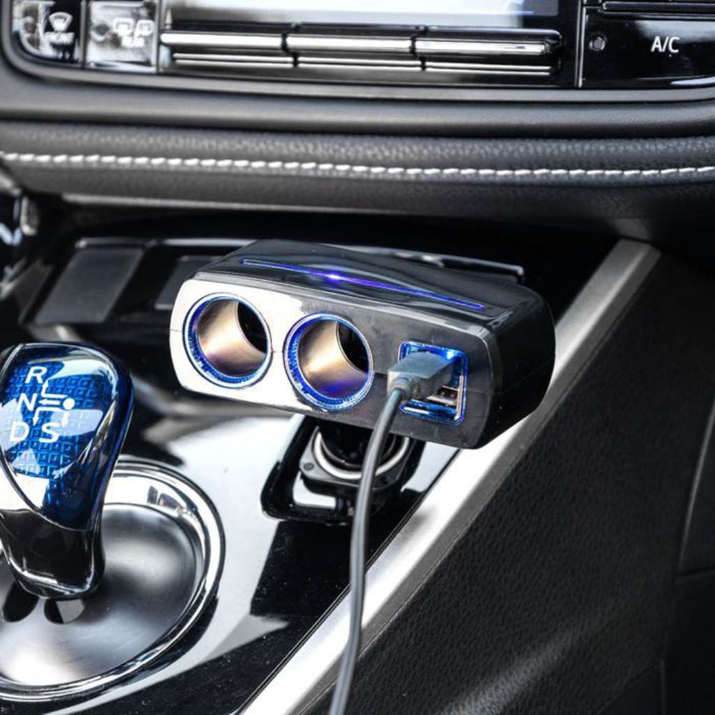 OTTO KLASSE CHARGER MOBIL USB & TYPE C DENGAN LIGHTER SOCKET 1918D