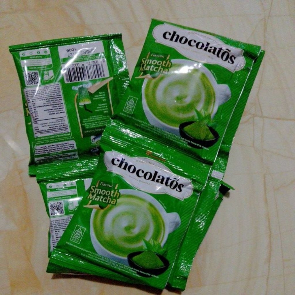 chocolatos//matcha//1renceng10sachet