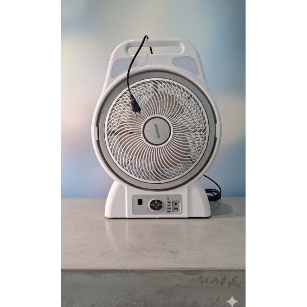 KIPAS ANGIN KRISBOW + LAMPU EMERGENCY