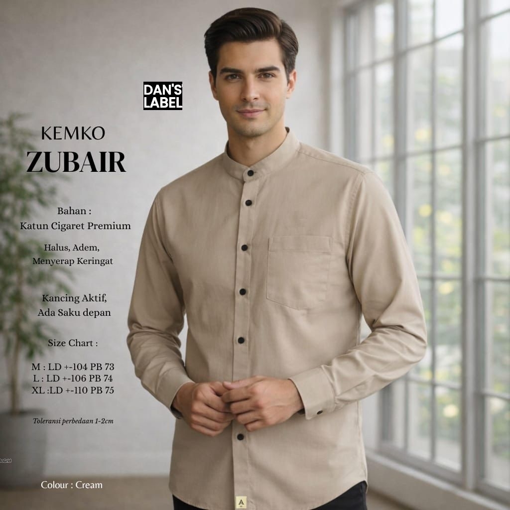 ZUBAIR KEMKO KEMEJA KOKO DEWASA