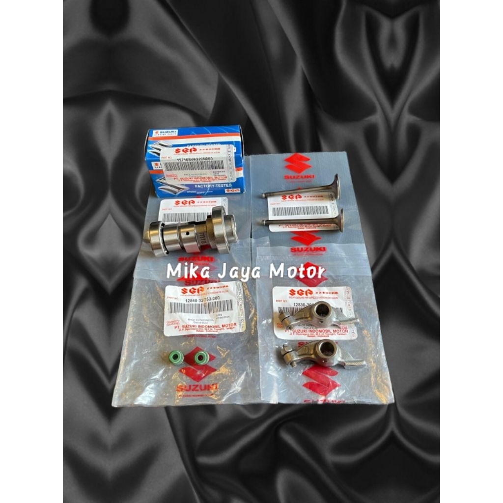 Noken As+Platuk klep+Klep set+Sil klep Suzuki Spin 125,SkyDrive, Hayate, Skywave ORI