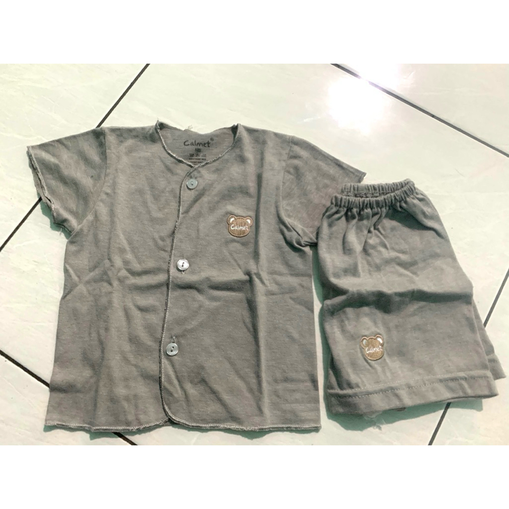 baju bayi newborn set pendek “calmet” | preloved kebutuhan bayi