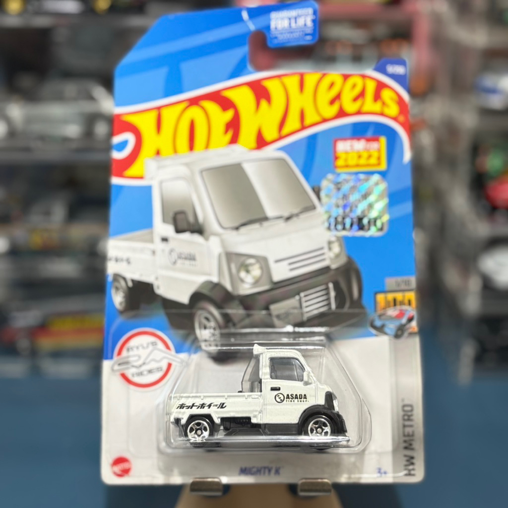 Hot Wheels Mighty K Putih - Factory Sealed 2022 Set dengan Pelindung Gratis - Mainan Mobil Koleksi