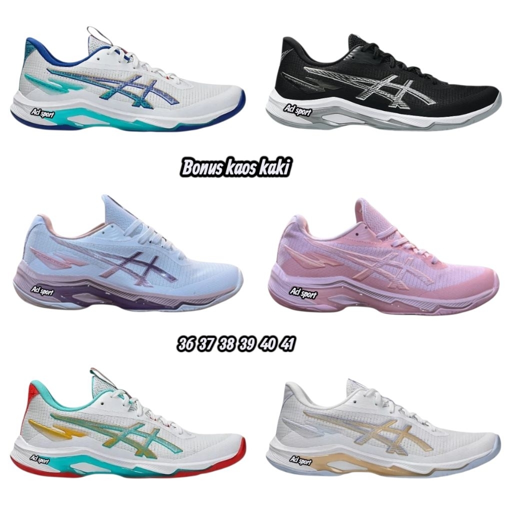 Sepatu Volly wanita netbuner 4 low udah decit Olahraga cewek Sepatu Voli Ball Pria Laki Laki Import 