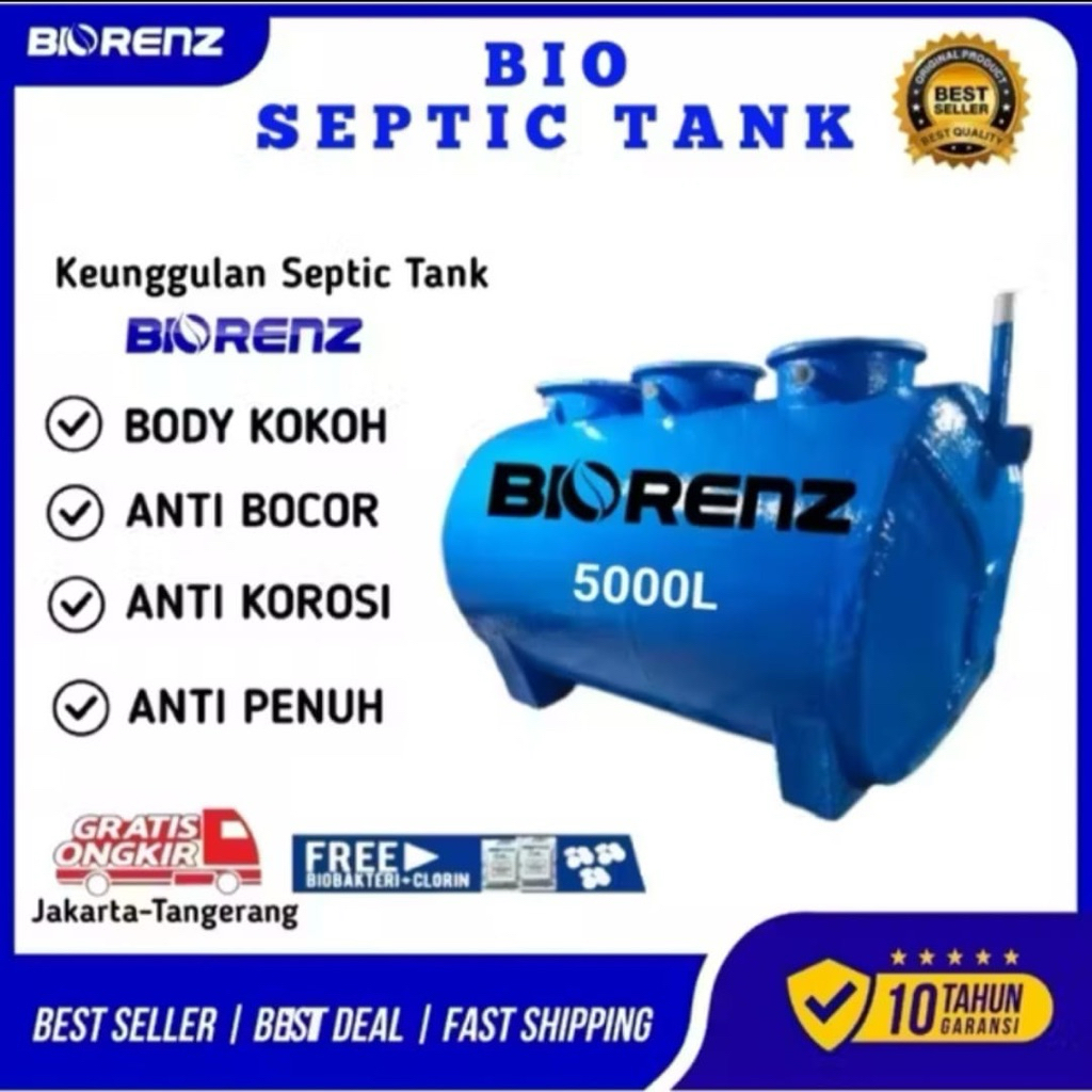 SepticTank,BioTech,BioFill,BioTank,BioRenz 5000L