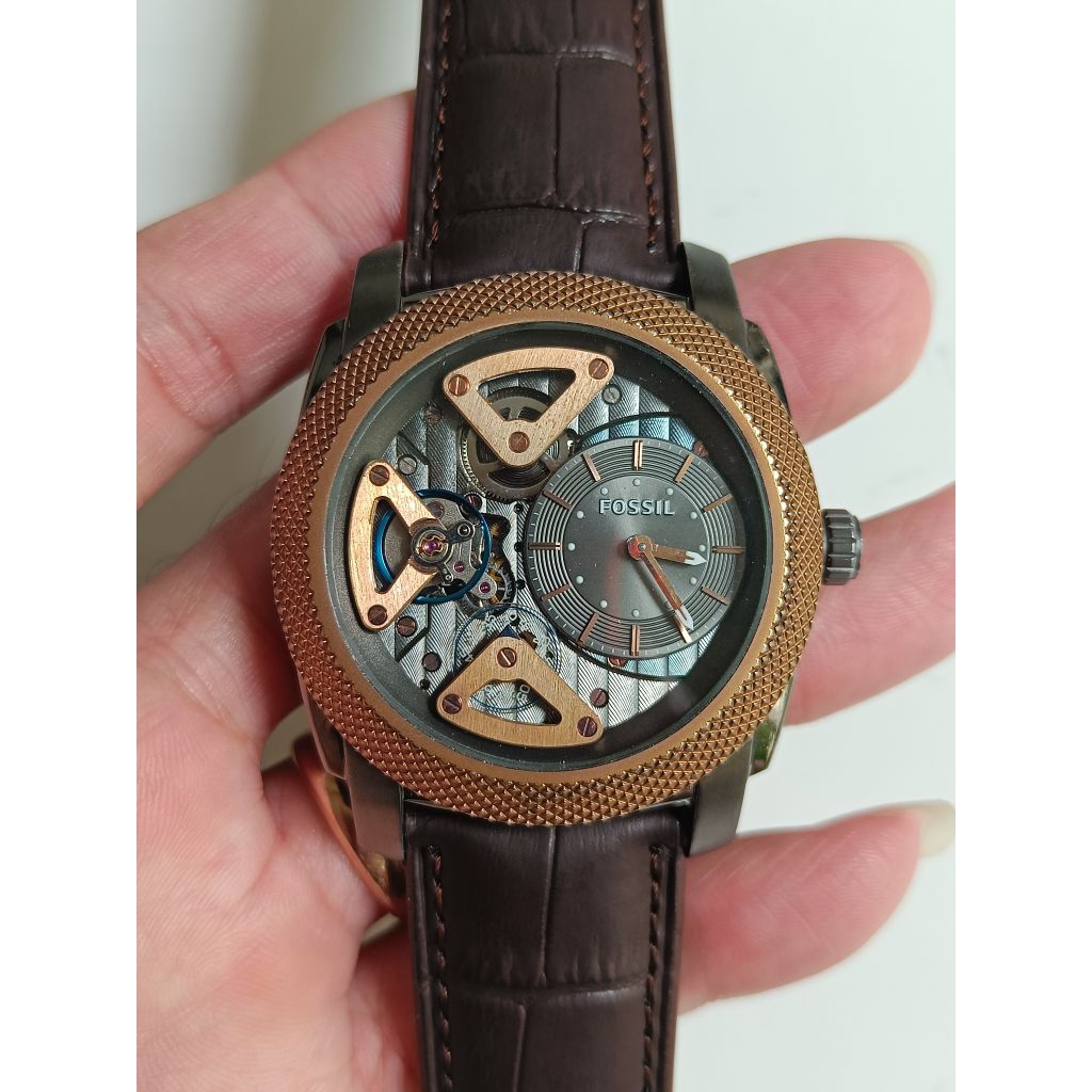 F0ssil ME1122 Men Mechnical Twist original bekas bagus normal semua siap pakai