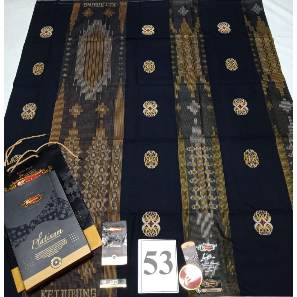 Sarung KETJUBUNG Platinum JSD Hitam