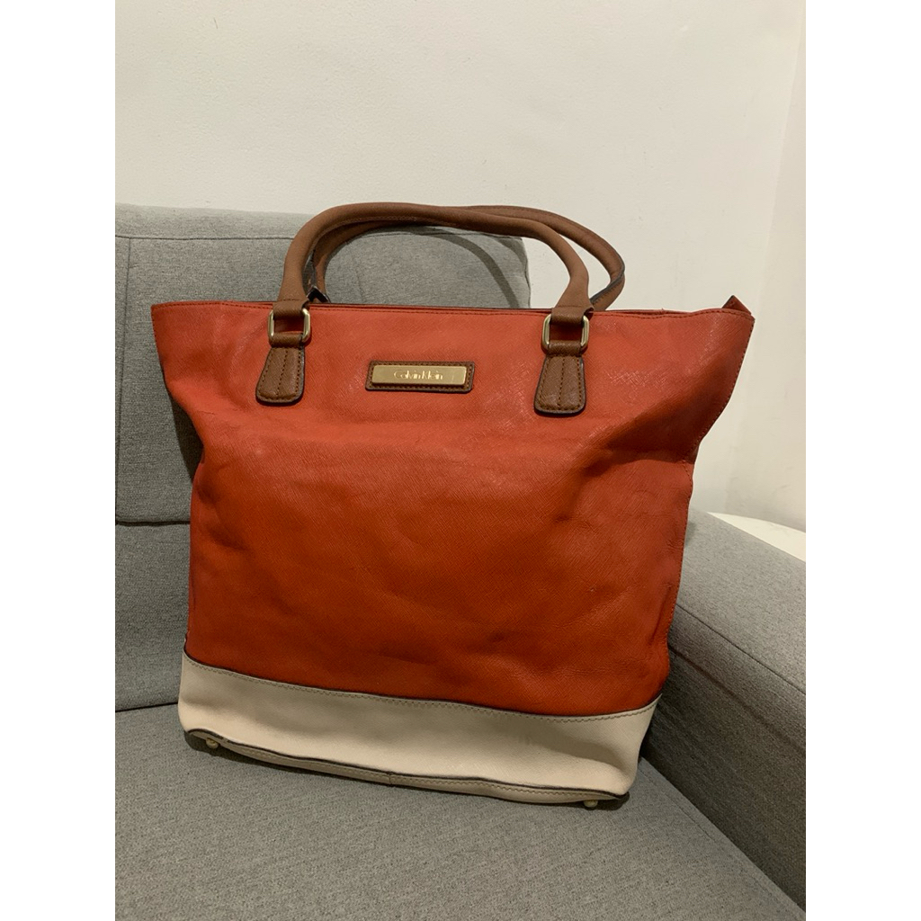 tote bag calvin klein ck orens bata taiga preloved